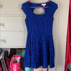 Blue dress